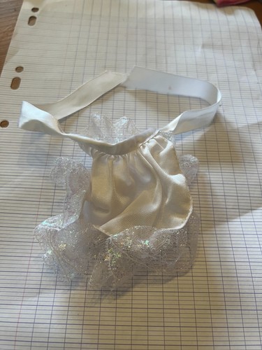 Tablier blanc pour poupee - tablier,