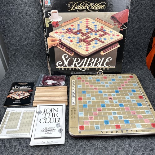 Vintage scrabble deluxe - scrabble,