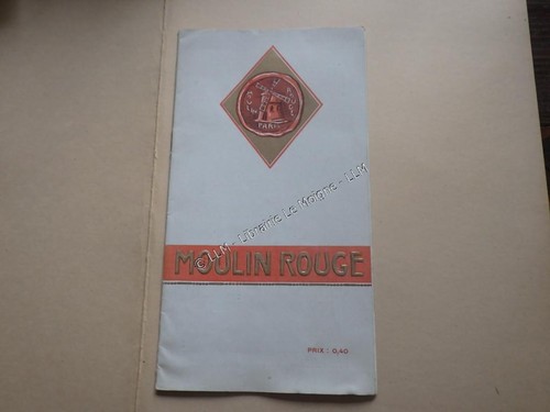 1910 programme moulin rouge - 1910.programme,