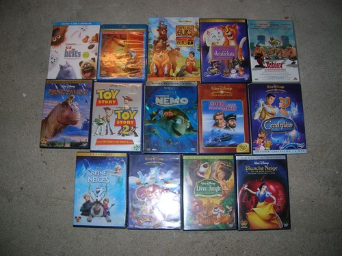 Lot dvds disney tres bon - 14,