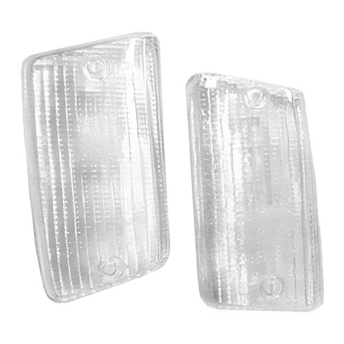 Paire gemmes transparentes - de,