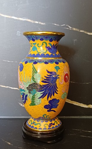 Ancien vase laiton et - ancien,