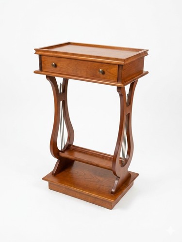 Table chevet lyre en - lyre,