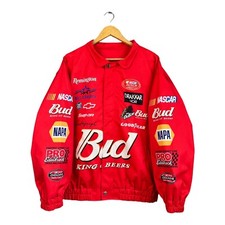 Vintage NASCAR Bud Racing Light Jacket