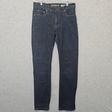 Resurgence Gear Jeans PEKEV Slim Straight Mens 34x32 Selvedge Moto Lined No Pads