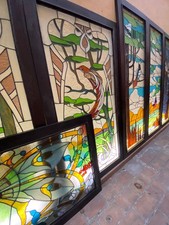 vitraux art nouveau deco