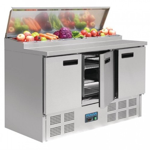 Comptoir inox réfrigéré - , de