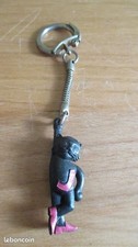 Vintage Keychain Figure Black