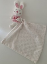 🌟Doudou Plat Lapin Rose