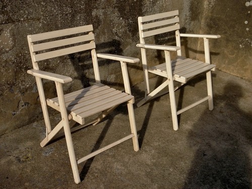 Paire fauteuils jardin - de,