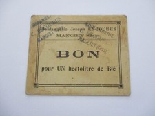 ANCIENNE BON POUR UN
