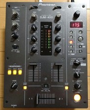 Pioneer DJ DJM-400 Black 2-Channel Audio Mixer Built-in Effects Good Condition