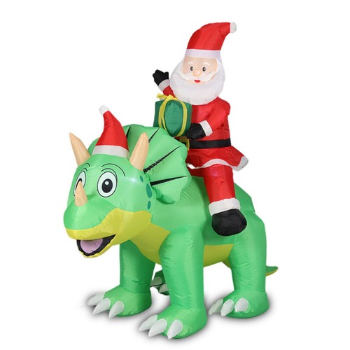 Père noël gonflable sur - noël,