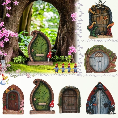 Porte chalet fée bois - porte, de
