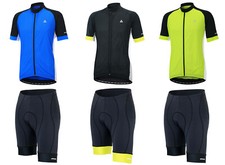 AIRTRACKS Vélo Set : Cuissard Court Comfort Line + Maillot pour Manches PRO TEAM