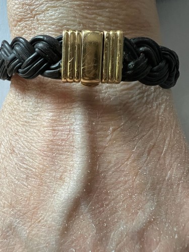 Bracelet tressé avec boucle - avec,