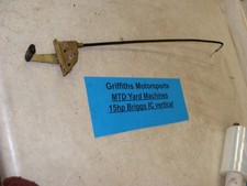 YARD-MACHINES MTD Briggs Stratton IC 15hp riding lawn mower throttle cable lever