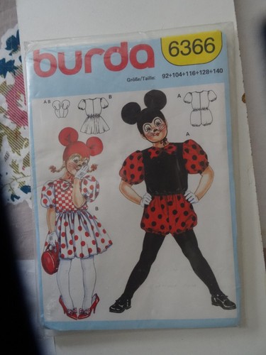 Patron burda costume carnaval - patron,