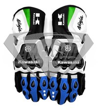 Kawasaki Motorcycle Gloves Kawasaki Ninja Motorbike Racing Gloves Gants Guantes