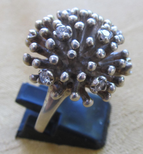 Bague spoutnik moderniste - bague, en