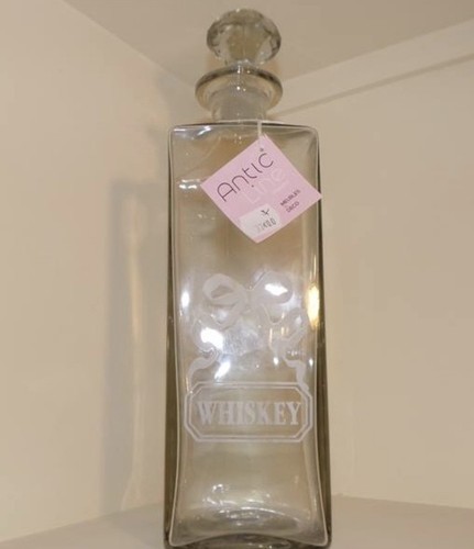 Carafe whisky bouchon verre - à,
