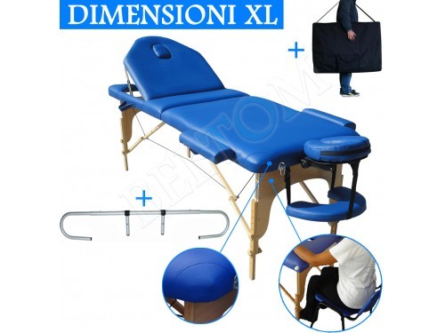 Table massage zones blue - massage,