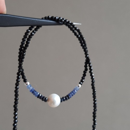 Collier pierre précieuse - en,