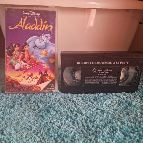 Cassette vidéo vhs aladdin - vhs,