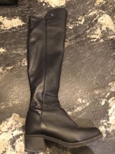 Suoerbe bottes cuissardes cuir noir Baldinini 36 Tbe authentique 