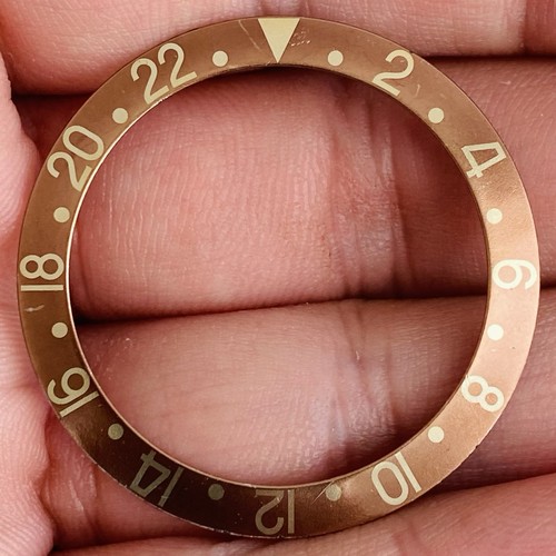 Rolex brown insert for - brown,