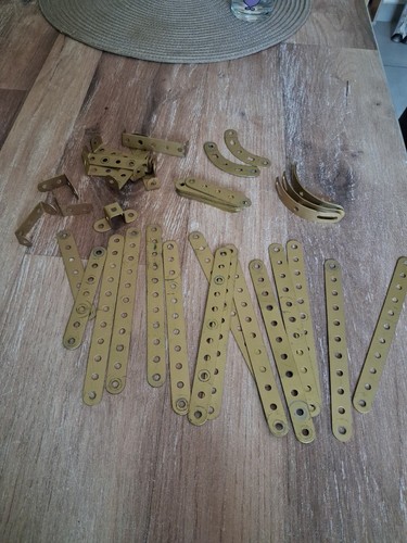 Meccano lot pièces plates - meccano, 44