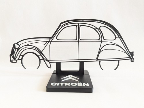 Silhouette citroën 2cv - silhouette,