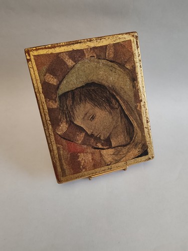 Icône religieuse sur bois