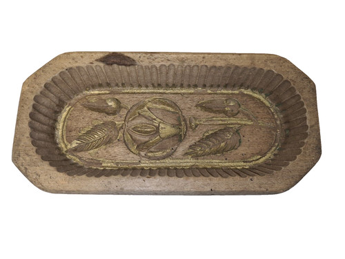 Ancien moule beurre bois - ancien,