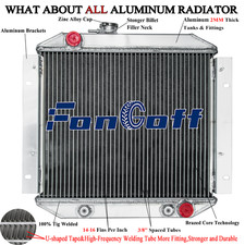3 Rows Aluminium Radiateur