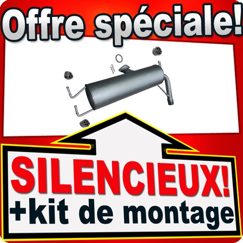Silencieux arriere pour toyota - silencieux,