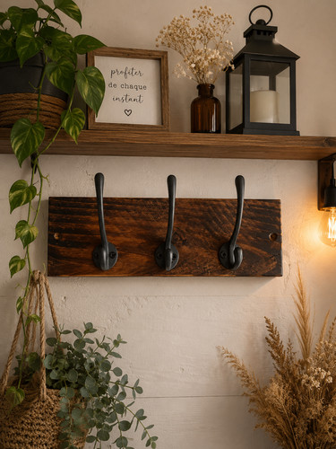 Porte manteau mural - mural, vintage