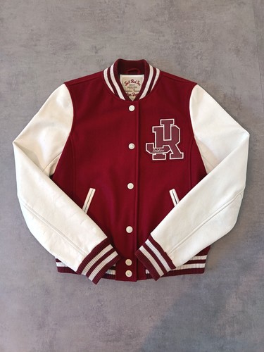 Veste varsity jacket - en, cuir