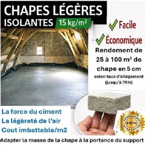 Beton leger chape allégé - beton, leger,
