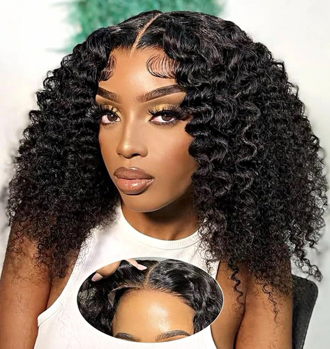 Curly human hair - curly,