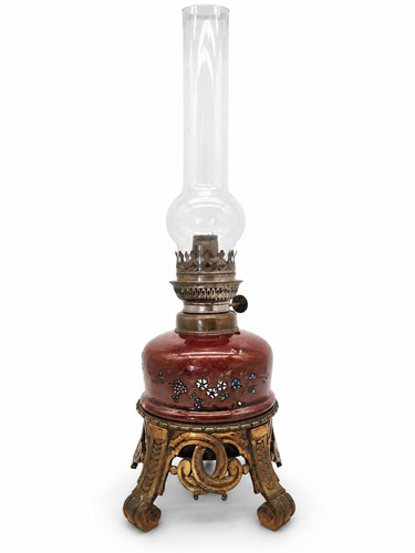 Ancienne lampe pétrole - ancienne,