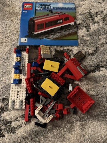Lego city passenger train end - city,