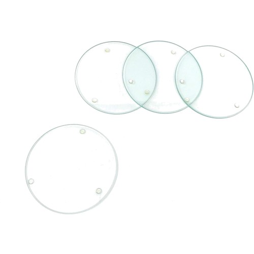 Dessous verre ronds 100 mm - de,
