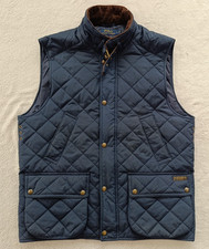Polo Ralph Lauren mens Navy Blue Quilted Vest Gilet  Sleeveless Jacket size L