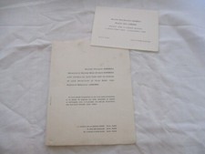 1974 FAIRE PART DE MARIAGE EGLISE SAINT ROCH 75001 PARIS