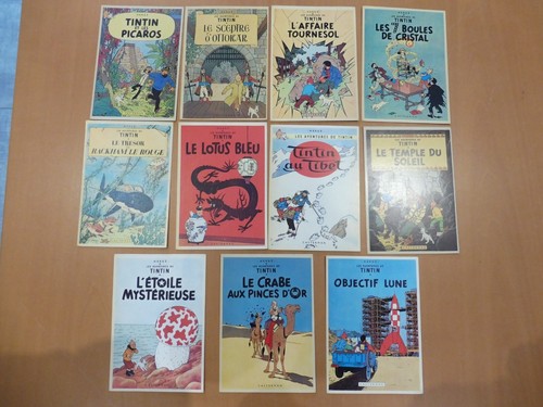 Ancienne carte postale tintin - ancienne,