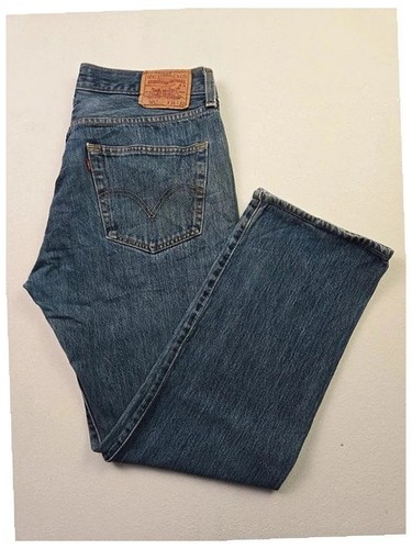 Jean levi 501 bleu foncé - jean,