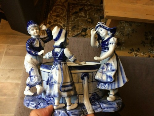 Delf porcelaine imposant - porcelaine,