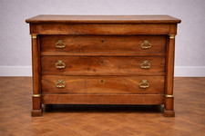 Commode en noyer époque