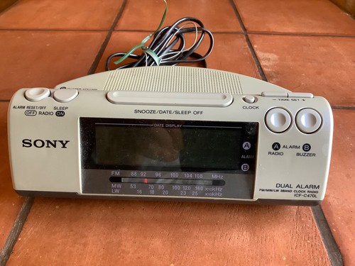 Sony icf c470l radio réveil - sony,